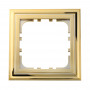 Рамка 1-постовая (золото) CLASSIC, 82х82х10 мм в каталоге электрики 220.ru, артикул 894116-1