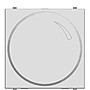 Механизм электронного поворотного светорегулятора 60-400 Вт, 2-модульный, ABB Zenit, цвет альпийский белый в каталоге электрики 220.ru, артикул AB-N2260.2BL