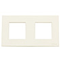 Рамка 2-постовая, базовая, ABB Zenit, цвет альпийский белый в каталоге электрики 220.ru, артикул AB-N2272.1BL