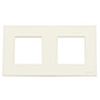 Рамка 2-постовая, ABB Zenit, цвет альпийский белый в каталоге электрики 220.ru, артикул AB-N2272BL