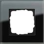 Рамка одинарная GIRA Esprit черное стекло, Гира Эсприт в каталоге электрики 220.ru, артикул G021105