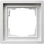 Рамка одинарная глянцевый белый, Gira F100 в каталоге электрики 220.ru, артикул G0211112