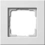 Рамка одинарная глянцевый белый, Gira E22 в каталоге электрики 220.ru, артикул G0211201