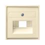 Накладка 50*50 мм для розеток UAE/IAE глянцевый кремовый, Gira System 55 в каталоге электрики 220.ru, артикул G027001