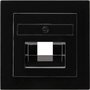 Накладка 50*50 мм для розеток UAE/IAE черный, Gira S-Color в каталоге электрики 220.ru, артикул G027047