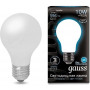 Gauss Лампа Filament А60 10W 860lm 4100К Е27 milky LED в каталоге электрики 220.ru, артикул GSS-102202210