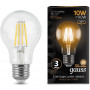 Gauss Лампа Filament А60 10W 930lm 2700К Е27 LED в каталоге электрики 220.ru, артикул GSS-102802110