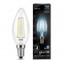 Gauss Лампа Filament Свеча 7W 580lm 4100К Е14 LED в каталоге электрики 220.ru, артикул GSS-103801207