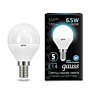 Gauss Лампа Шар 6.5W 550lm 4100K E14 LED в каталоге электрики 220.ru, артикул GSS-105101207