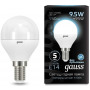 Gauss Лампа Шар 9.5W 950lm 4100K E14 LED в каталоге электрики 220.ru, артикул GSS-105101210