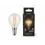 Gauss Лампа Filament Шар 11W 720lm 2700К Е14 LED в каталоге электрики 220.ru, артикул GSS-105801111