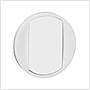 Лицевая панель 1-клавишного выключателя с кольцевой подсветкой, белый, Legrand Celiane в каталоге электрики 220.ru, артикул LN-065004