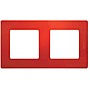 Рамка - 2 поста цвет - красный, Legrand Etika в каталоге электрики 220.ru, артикул LN-672532