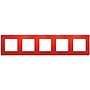 Рамка - 5 постов цвет - красный, Legrand Etika в каталоге электрики 220.ru, артикул LN-672535