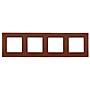 Рамка - 4 поста цвет - какао, Legrand Etika в каталоге электрики 220.ru, артикул LN-672574