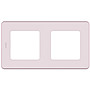 Рамка - 2 поста, цвет — розовый, Legrand Inspiria в каталоге электрики 220.ru, артикул LN-673944