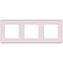 Рамка - 3 поста, цвет — розовый, Legrand Inspiria в каталоге электрики 220.ru, артикул LN-673954