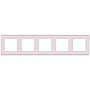 Рамка - 5 постов, цвет — розовый, Legrand Inspiria в каталоге электрики 220.ru, артикул LN-673974
