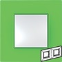 Рамка Уника Квадро двойная киви, Unica Quadro в каталоге электрики 220.ru, артикул SCMGU4.704.28