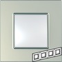 Рамка Уника Квадро 4-ная титан, Unica Quadro в каталоге электрики 220.ru, артикул SCMGU6.708.57