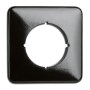 Рамка 1 пост квадратная Thomas Hoof (только для диммера) бакелит, цвет - черный в каталоге электрики 220.ru, артикул TH-119327