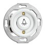 Кнопка «Лампы» Thomas Hoof для фарфоровых рамок, цвет - белый в каталоге электрики 220.ru, артикул TH-173077