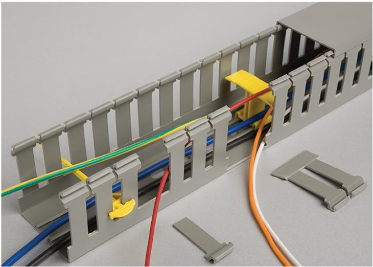 Перфорированные короба для распределения кабельных пучков кабелей и .